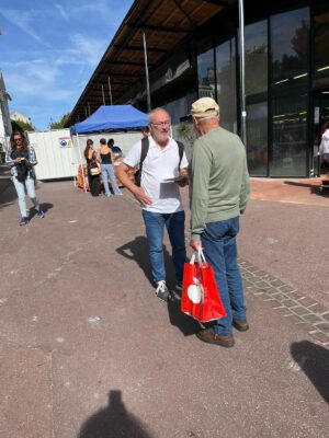 Cap sur les Municipales 2026 Ville de Fontenay-aux-Roses - présence au marché 6 septembre 2025 - Gilles Mergy (3)