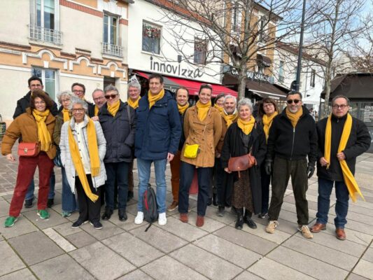 Présence au centre ville pour échanger avec les fontenaisiens