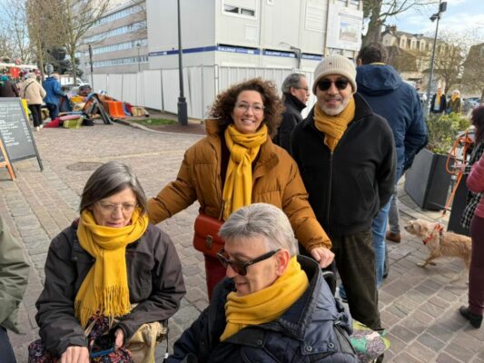 Présence au centre ville pour échanger avec les fontenaisiens