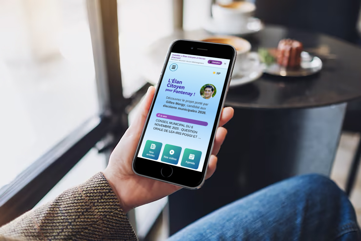 L'application ; L'ÉLAN CITOYEN POUR FONTENAY ! 2026